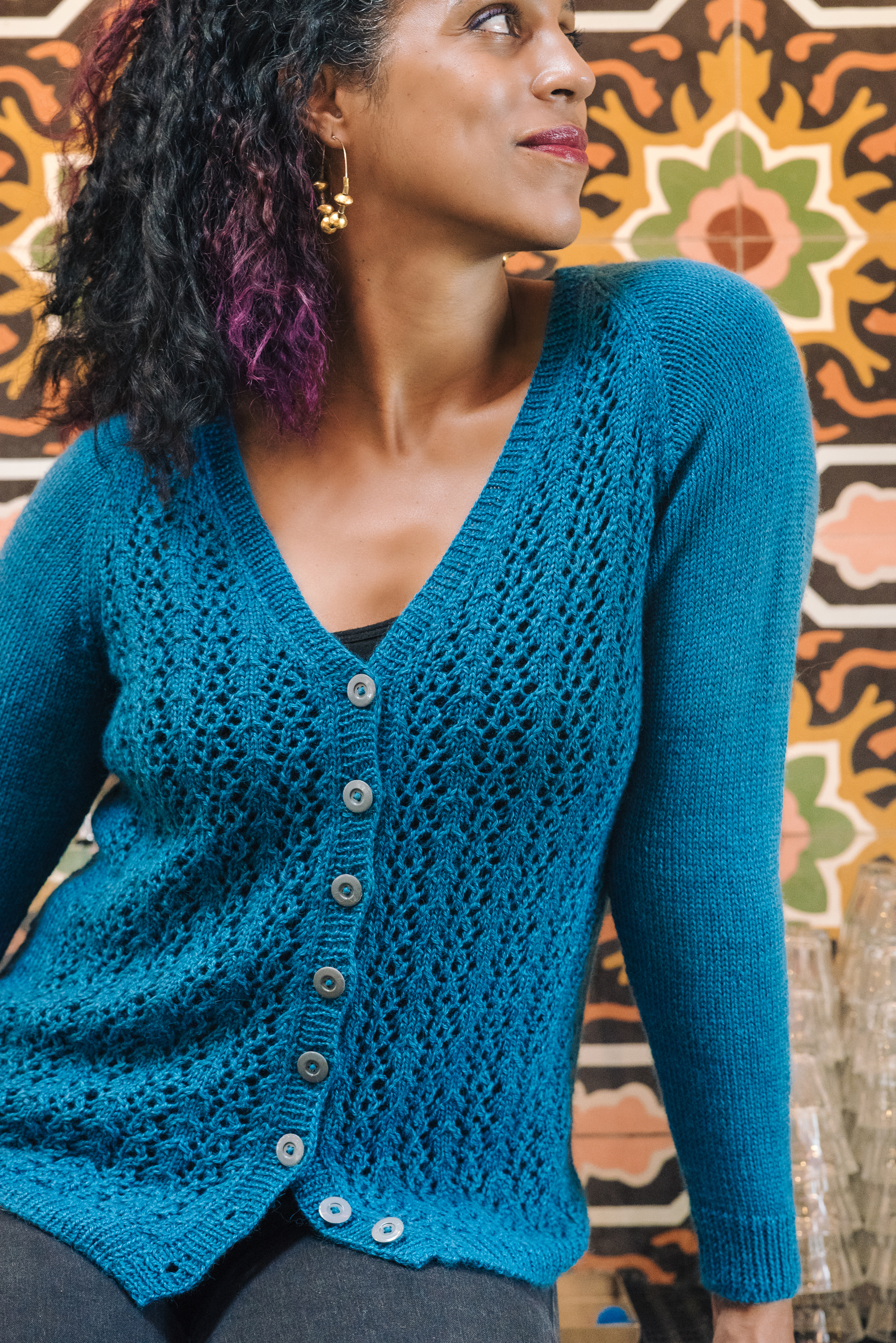 rainy lake knit lace cardigan pattern